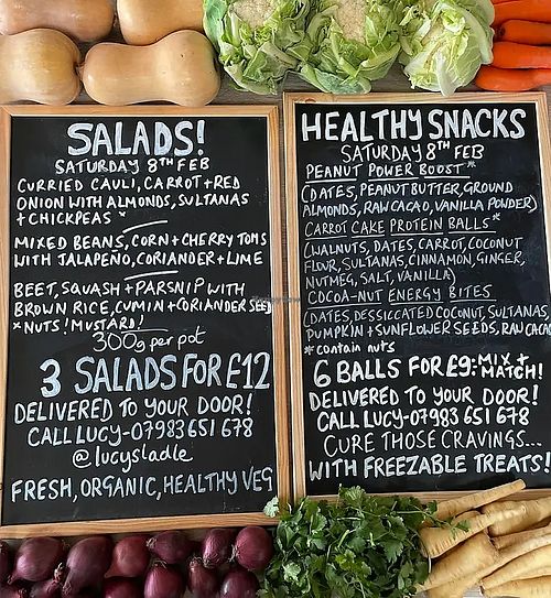 Loving the term 'Snacktory' (snack factory), that Lucy uses for her healthy snack making :-) at Lucy's Ladle in Redhill