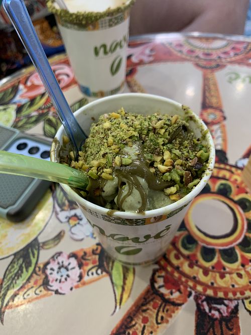 Pistachio granita   at Novè - Pistacchio per Tradizione in Taormina