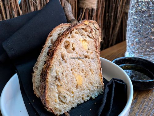 Bread with PNW olive oil at Surrell in Seattle