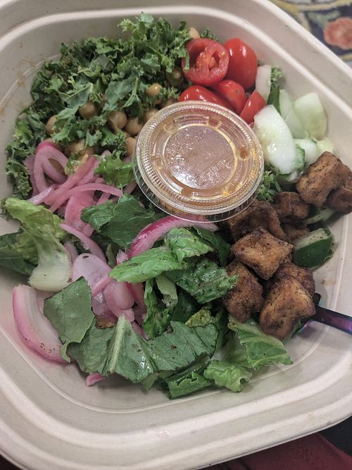 Make your own salad with tofu. at sweetgreen in Miami