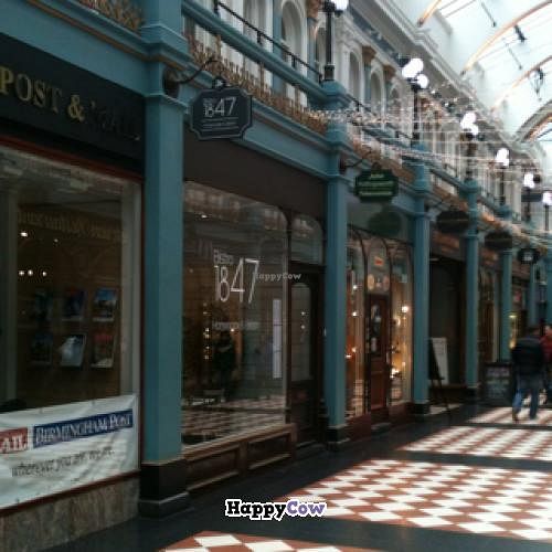 In the arcade at 1847 in Birmingham