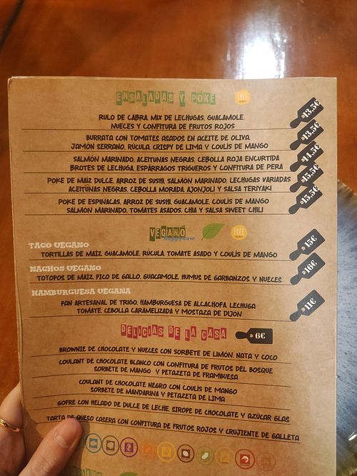 Carta at Beizos Gastrobar in Ribeira