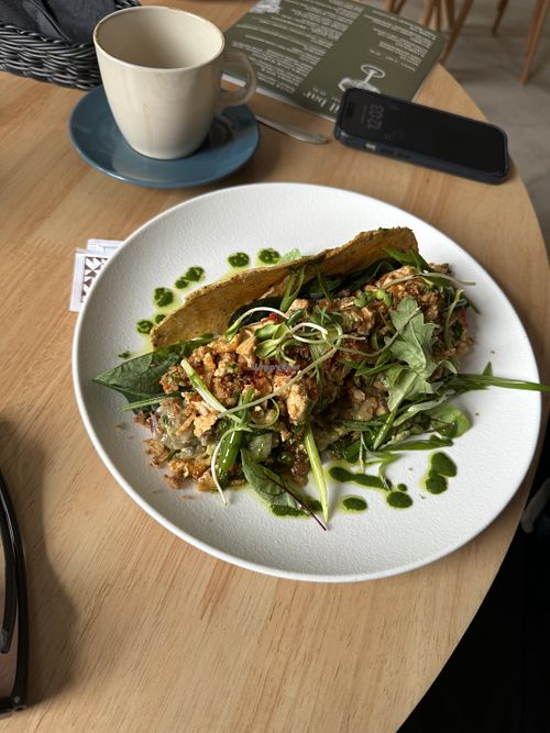 Vegan taco  at 4 Pory Dnia in Tarnowskie Gory