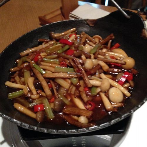 'gantie' mixed mushroom  at Pu Ti Su - Bodhi Vegetarian - Xingyuehui in Chongqing