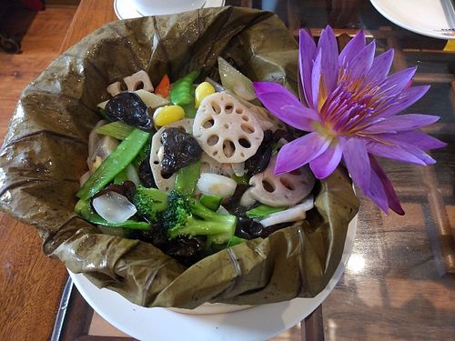 Dish 1 at Lien Hwa - Lotus Teahouse in Fuzhou