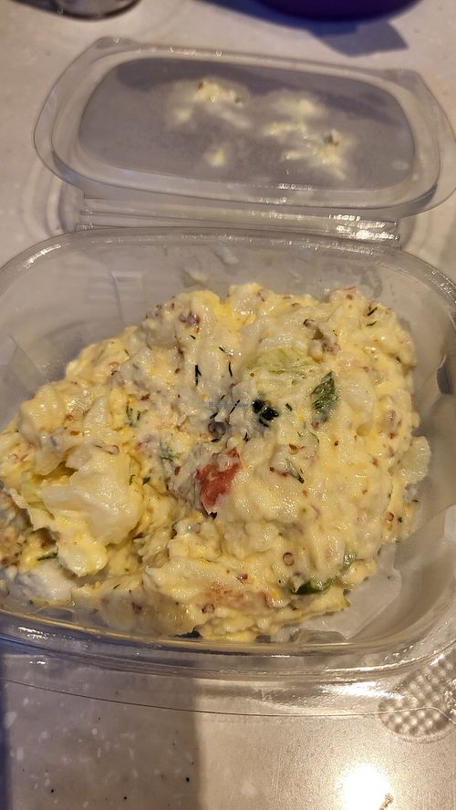 Vegan potato salad at Mendocino Farms - Mission St in San Francisco