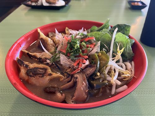 Dumpling Soup with curry dumplings   at I Luv Dumplings in Honokaa