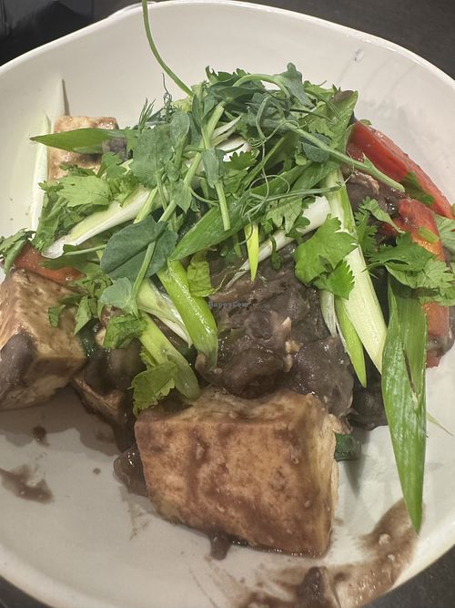 Black bean and tofu bowl  at Roots 2 Rise in Larchmont