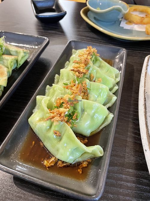 Veg dumplings  at Zen Japanese  in Buderim