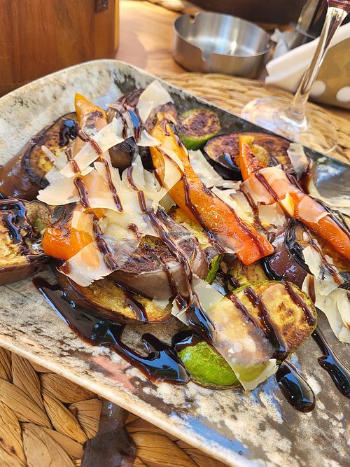 Grilled vegetables at Gaia in Vlore