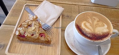 Bakewell slice vegan at Host   in Hoylake
