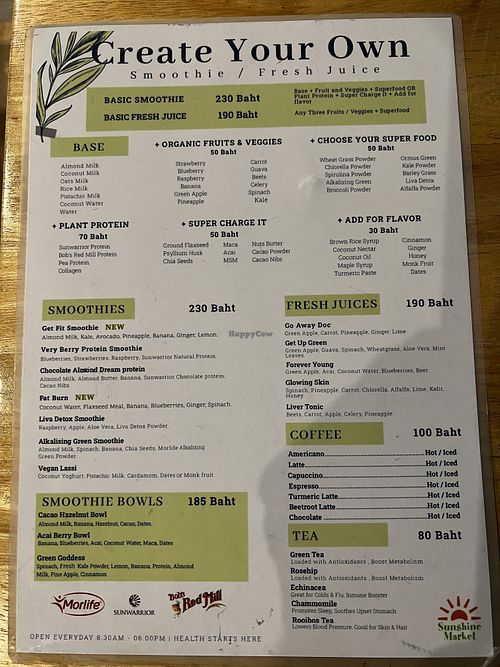   at Sunshine Market in Bangkok