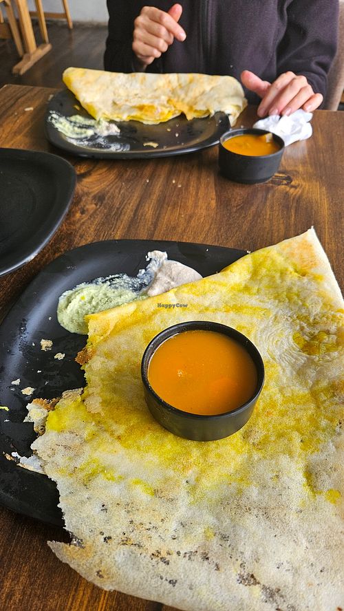 Masala dosa at Madras Cafe and Restaurant in Leh