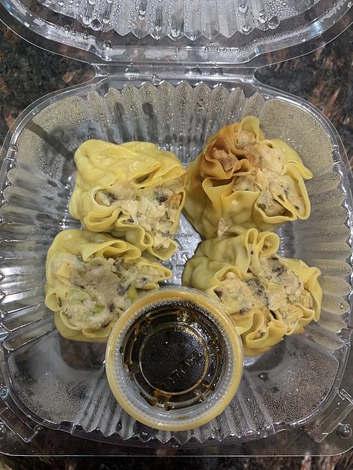 Mushroom dumplings  at Thai House in Smithtown