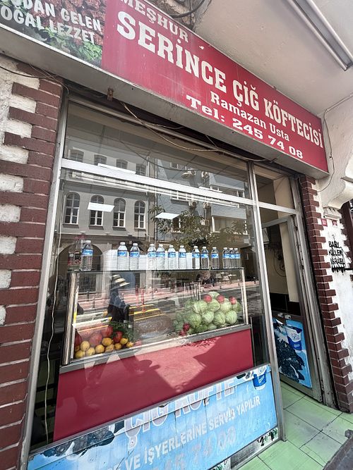 outside  at Serince Cigkofte in Istanbul