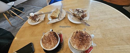 Oat coffee and vegan cakes 😋 at Cool Beans Cafe  in Bideford