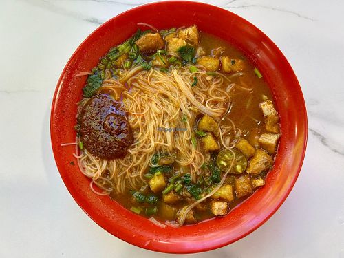 Mee Siam without egg at Sunshine Vegetarian - 阳光素食 - Pasir Ris in East Singapore