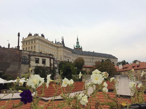 Taken from the balcony .  at LoVeg in Prague