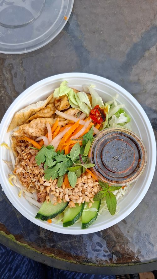 Vegan halo bowl, to takeaway.  at Little Miss Saigon in Auckland