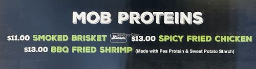 Mob Proteins   at Vegan Mob in Vallejo