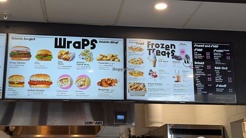 Menu at Odd Burger in Victoria