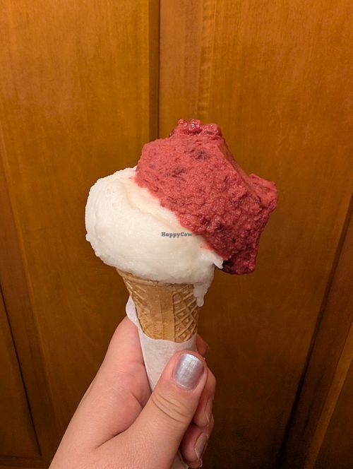 Lemon and sour cherry at Giolitti in Rome