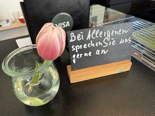 counter  at Café Ceci in Potsdam