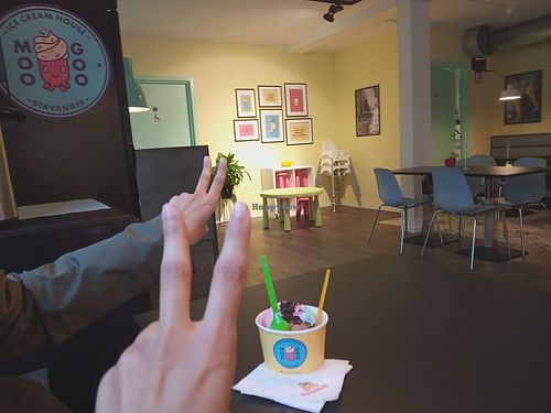 MooGoo Ice cream house at MooGoo Icecream House in Stavanger