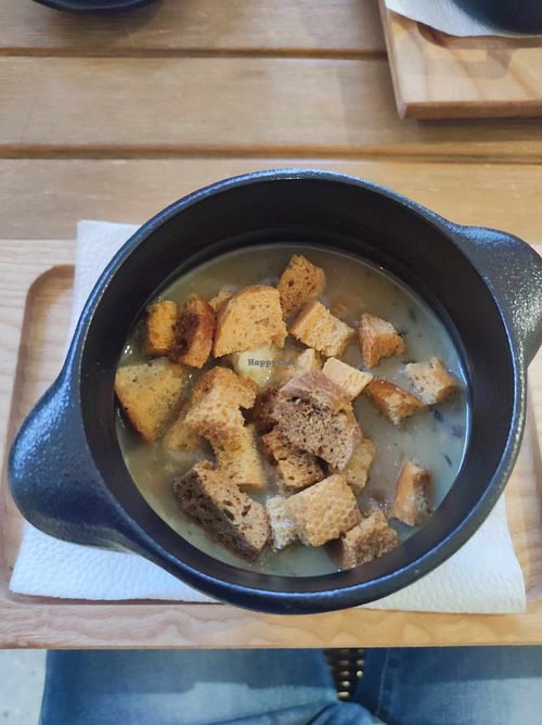 Soup with mushrooms at Falkensteiner in Gornja Radgona