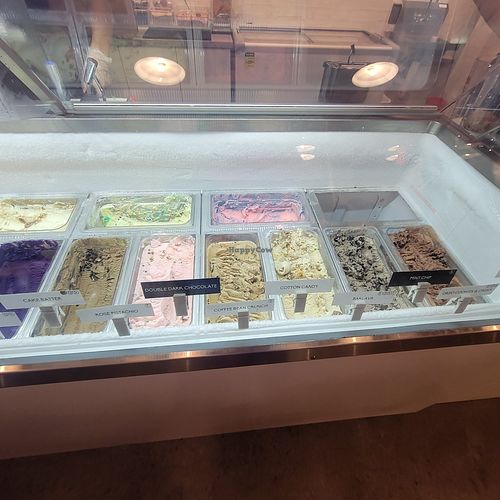 Other half of the ice cream offerings at Andia's Ice Cream in Raleigh