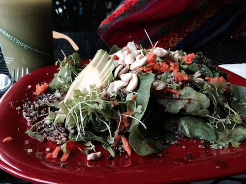 Quinoa salad bowl. at Ola Juice Bar in Colorado Springs