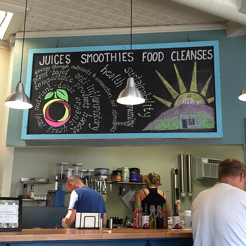 inside at Ola Juice Bar in Colorado Springs