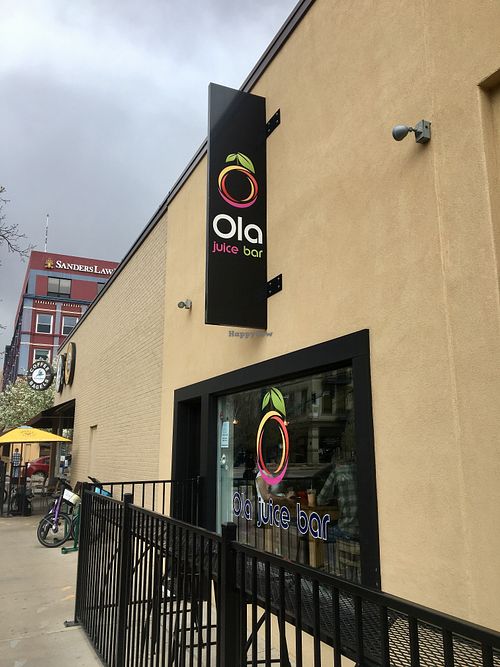 Ola facade at Ola Juice Bar in Colorado Springs