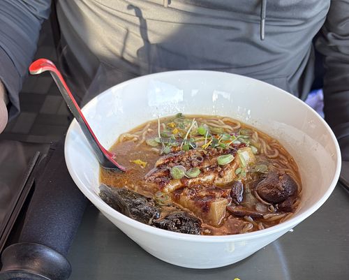 Ramen bowl  at Fat Belly in Sister Bay