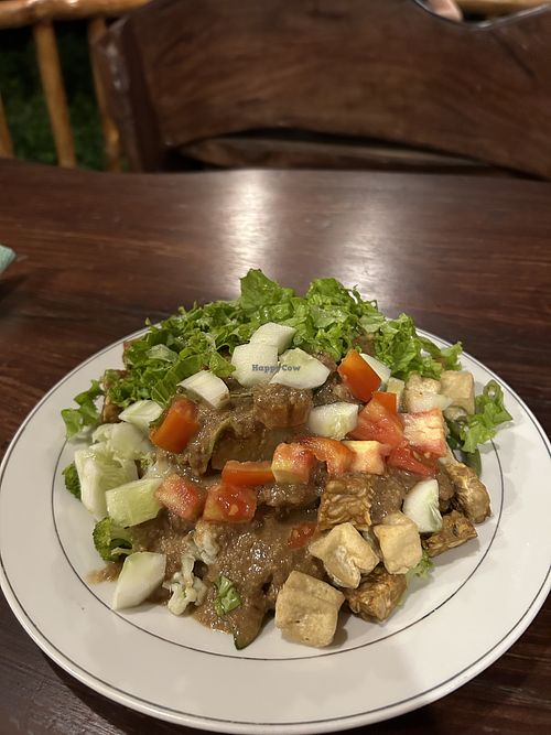 Vegan gado gado  at Sumatra Orangutan Discovery Villa in Langkat