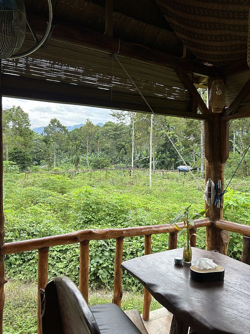 Restaurant view  at Sumatra Orangutan Discovery Villa in Langkat
