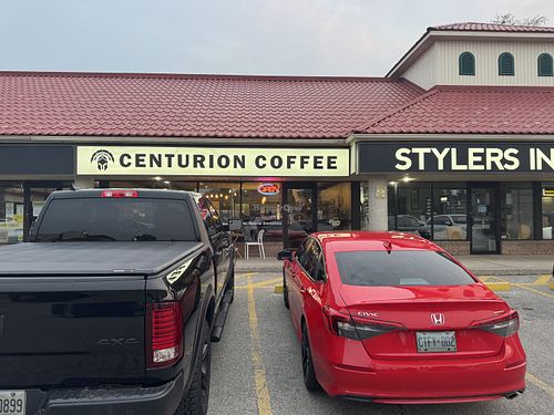 Outsidee  at Centurion Coffee in Guelph