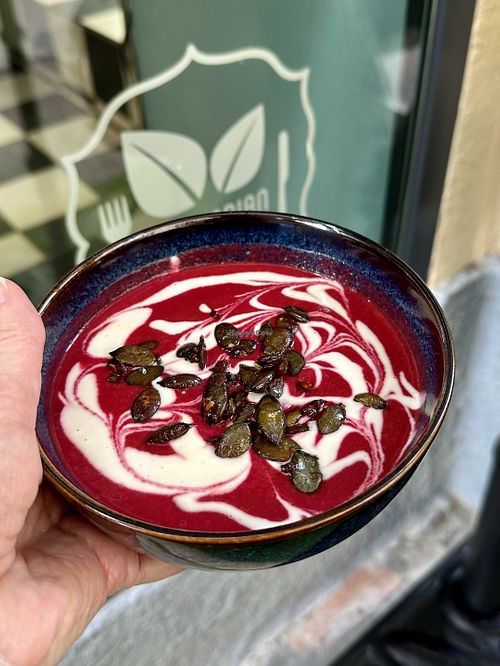 Beet soup  at Picnic in Antibes