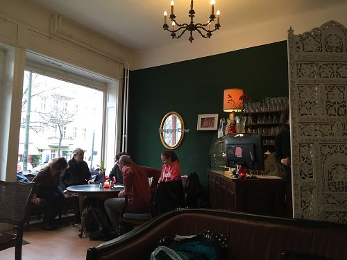 bar area at Playing With Eels in Berlin