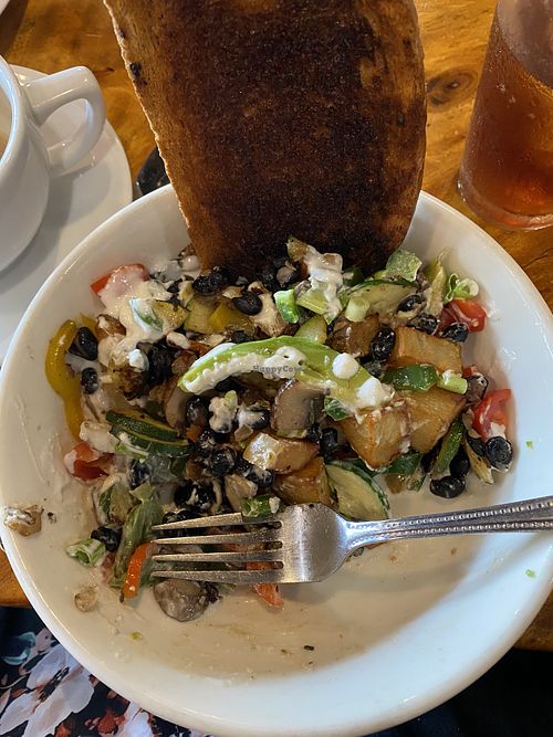 Potato hash- this was SO GOOD  at 9th Island Vegan in Haleiwa
