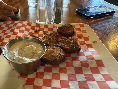 Pickle poppers  at 9th Island Vegan in Haleiwa