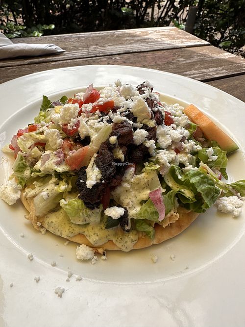 Lion’s mane gyro   at 9th Island Vegan in Haleiwa
