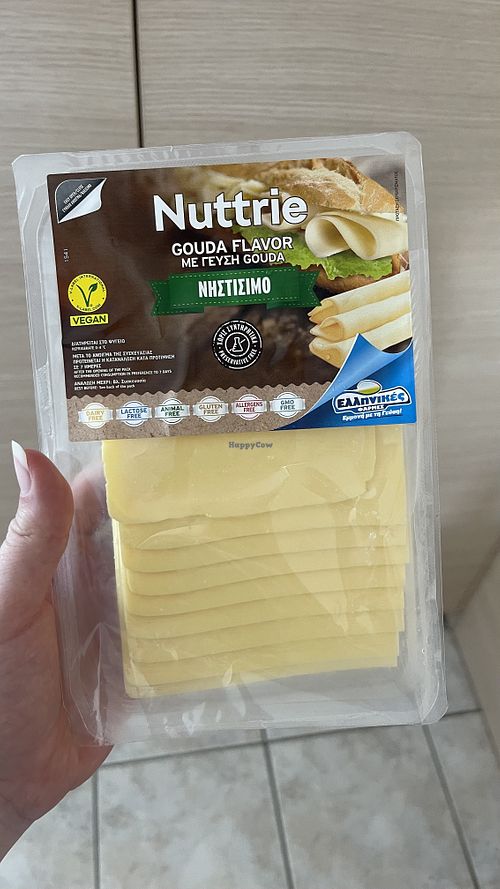 One of the vegan cheese options, around 2€  at ΑΒ Vassilopoulos in Kos