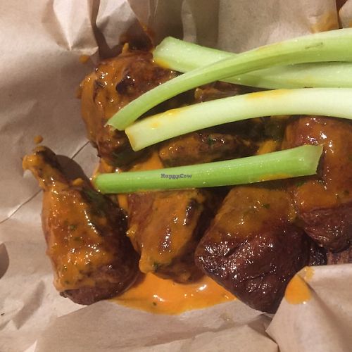 vegan drumsticks at Fire on the Mountain in Portland