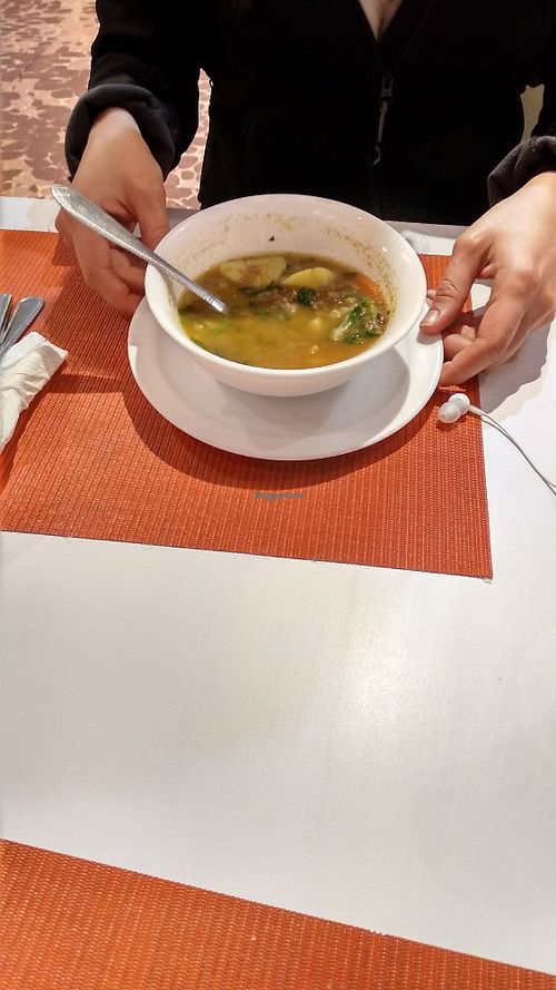 Soup at El Manso Boutique Hostel Restaurant in Guayaquil