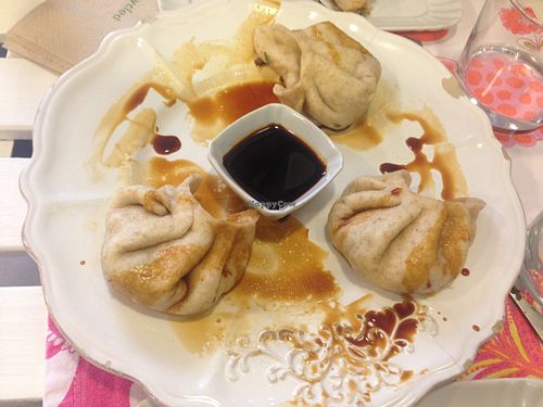 empanadillas at Rayen Vegano in Madrid