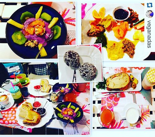 breakfast at Rayen Vegano in Madrid