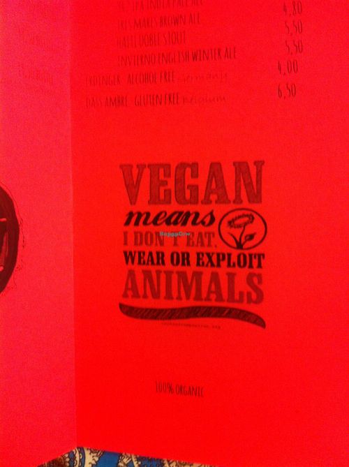 Ethical vegan at Rayen Vegano in Madrid