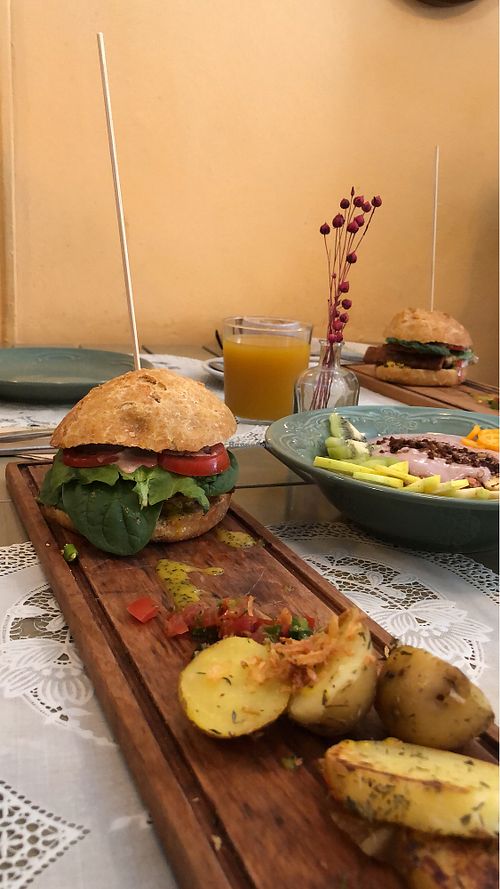 Sándwich  at Rayen Vegano in Madrid