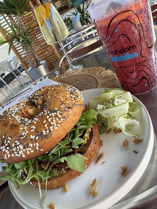   at Random Bagel Bar in Orvenyes